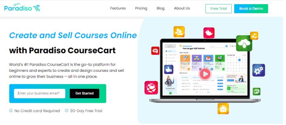 Paradiso Course cart