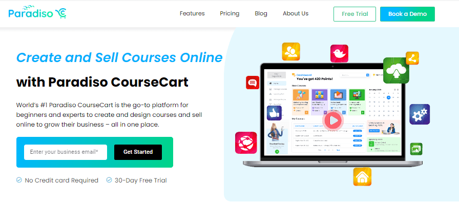 Paradiso CourseCart - Best Platform to Create and Sell Courses online